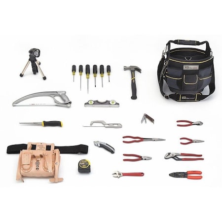 Tradesman Tool Set, Electrician, 25-Pieces