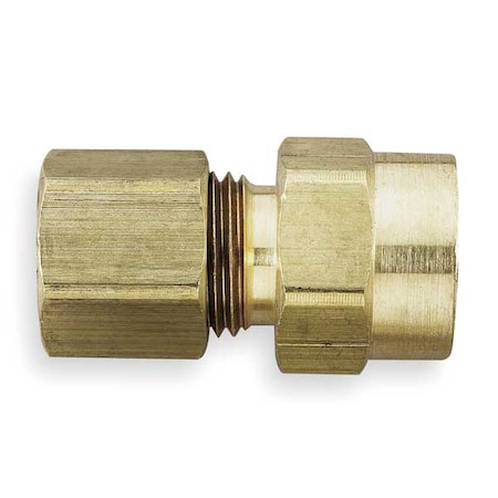 1/2" Compression x FNPT Brass Connector 10PK