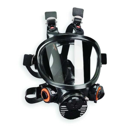Full Face Respirator, 7800, Not Rated, Bayonet, Size, M 0 Cartridges Included
