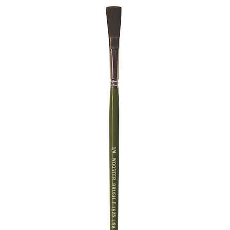 1/4" Artist Soft, Ox Hair Bristle, Paint Brush, Wood Handle