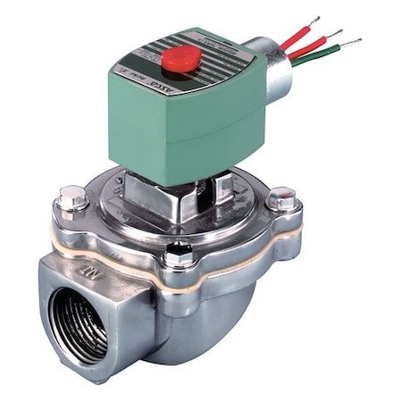 Solenoid Valve, 2-Way, 2-Position, Normally Closed, 1 in Pipe Size, 120V AC, Dust Collector, NBR
