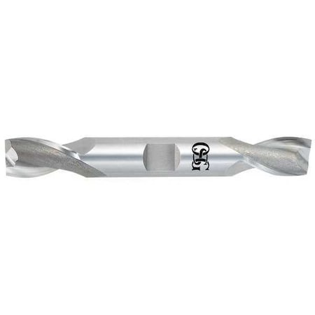 End Mill,Cobalt,17/32,2 FL,dbl Sq End,CC