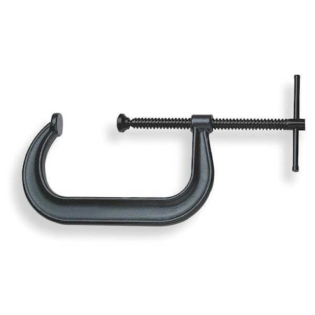 C-Clamp, 10", Steel, Regular Duty, 8000 lb.