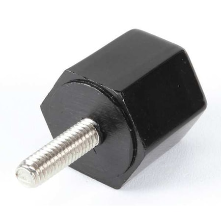 Thumb Screw, Black, 1/2 in H