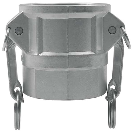 Coupler,3 x 3 In,125 psi,Forged Brass