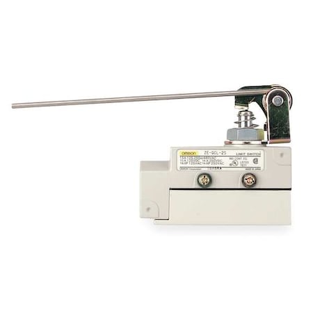 Limit Switch, Lever, Plunger, SPDT, 15A at 480V AC, Actuator Location: Top