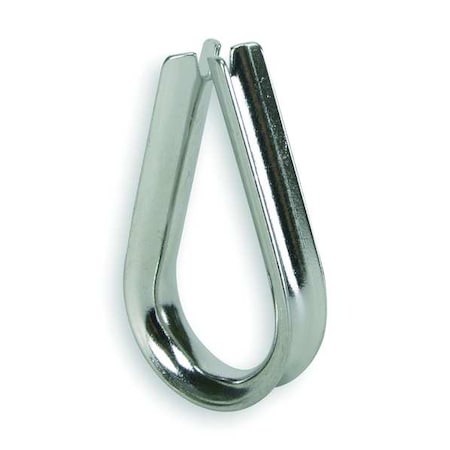Wire Rope Thimble,3/8 In,SS,PK25