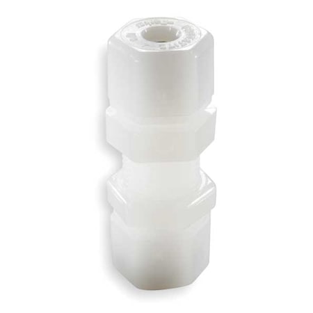 Bulkhead, Nylon, Comp, 1/4In