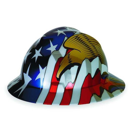 Hard Hat, V-Gard Freedom Series, Polyethylene, 4 Point Pinlock, Type 1, Class E, Red