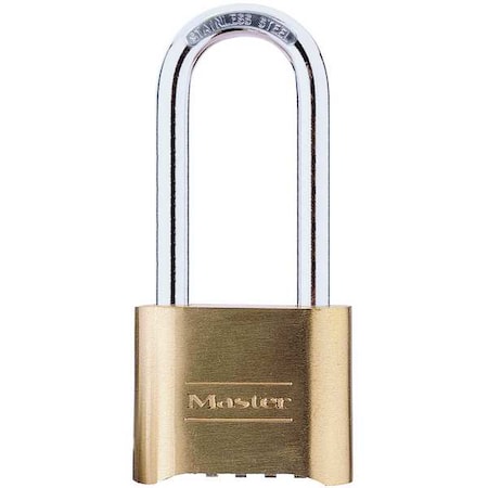 Combination Padlock,Bottom,Brass