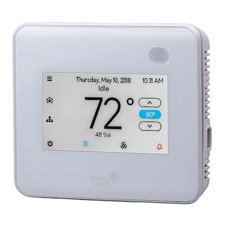 Low Voltage Thermostat, 7 or Nonprogrammable Programs, 2 H, 2 C, Hardwired, 19V AC to 30V AC