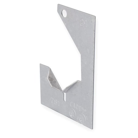 Cable Hanger, Conduit; Pipe Use, 1 in, Steel, Electro-Plated