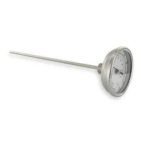 Long reach bimetal thermometer, 36" stem, range 0-200 Degrees F.