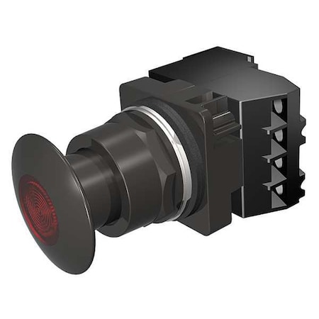 Push Button Operator, 30 mm, 1NO/1NC, Red