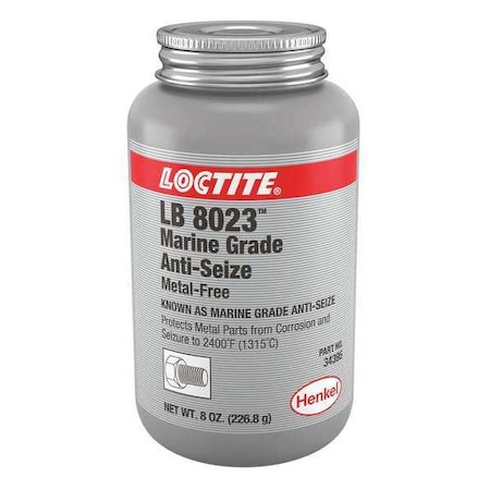 Anti Seize,Marine,8 oz,Brush Top Can LB 8023(TM)