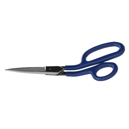 Carpet Shear w/Ring, Curved, Coated Handle, 9-Inch