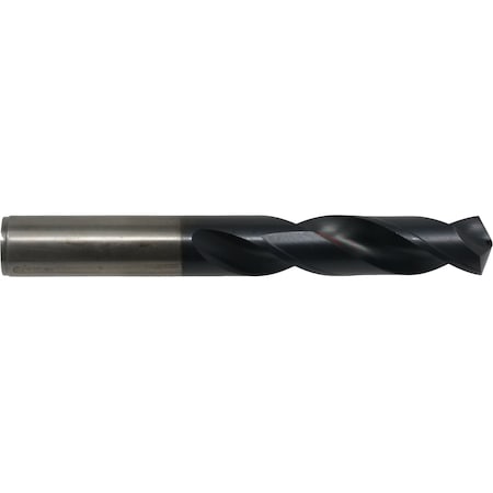 Screw Machine Drill Bit, 13/32 in Size, 135  Degrees Point Angle, Cobalt, TiAlN Finish, Spiral Flute