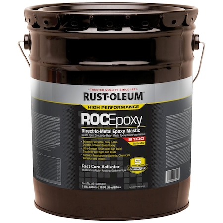 Fast Cure Epoxy Coating Activator, Clear, Semi-Gloss, 5 gal