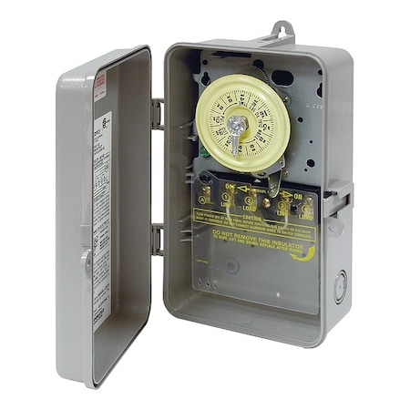 Electromechanical Timer,24 Hour,Dpst