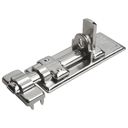 Slide Bolt Hasp,Fixed,Hardened Steel