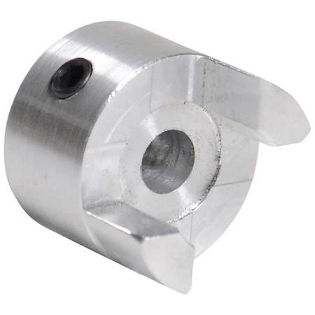 L-Jaw Coupling Hub, AL070, Aluminum, 7/16", NK