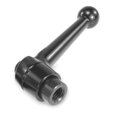Adjustable Handle, Size: 3 M08 Zinc, Black Satin, Comp: Steel