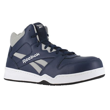 Men's Athletic High-Top Shoe, 9, Composite Toe, Navy, RB4133