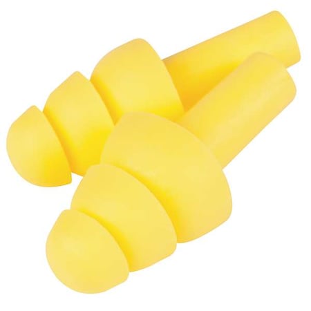 AirSoft Reusable Corded Ear Plugs, Flanged Shape, NRR 27 dB, 100PK