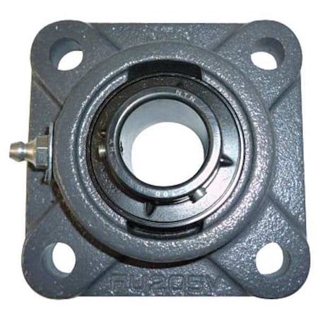 Flange Bearing, 4-Bolt, Ball, 1-3/16" Bore