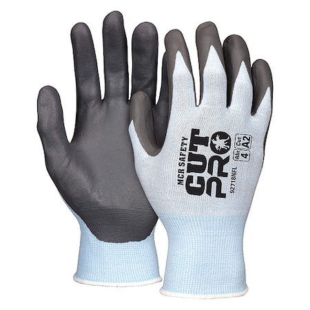 Coated Gloves, Cut Level A2 ,Dipped ,Nitrile ,Sandy ,2XL 12 PK