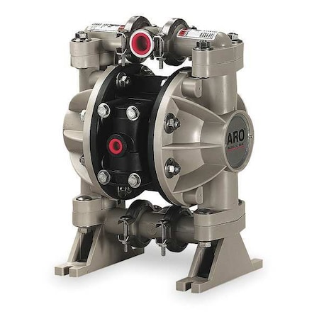 Double Diaphragm Pump, Polypropylene, Air Operated, PTFE, 13 GPM