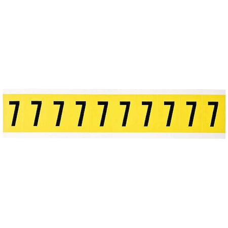 NumberLabel,Vinyl,1-1/2inH,7/8inW