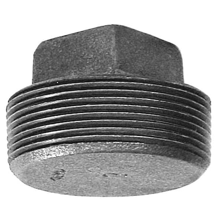 Square Head Plug Square Head Plug, 1/4" Pipe, MNPT, Malleable Iron, Class 150