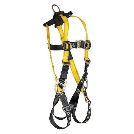 Not Applicable Full Body Harness, L, 420 lb, Quick-Connect Chest/ Tongue Leg Straps
