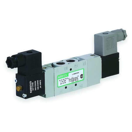 Solenoid Air Control Valve,3/8 In,24VDC