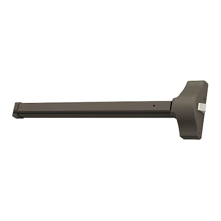 Rim Exit Device,Dark Bronze Finish
