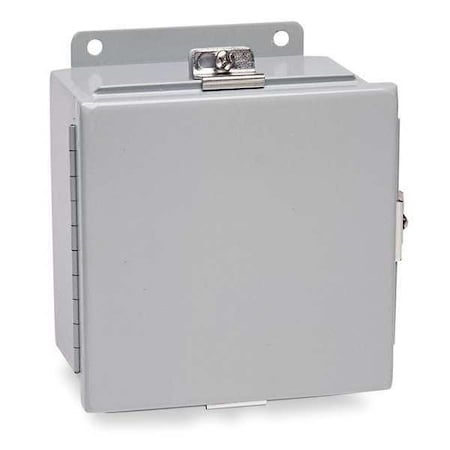 Screws and Clamps Electrical Enclosures, 6 in H, 3-1/2 in D, 4 in W, 12, 13, 4, Steel