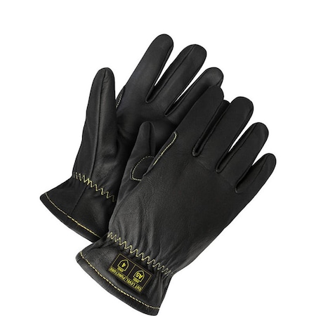 Leather Gloves, Full Finger, 1 PR