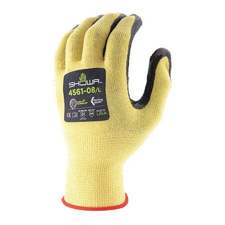 Knit Gloves, Cut Level A4 ,Dipped ,Nitrile ,Grip ,XL 1 PR