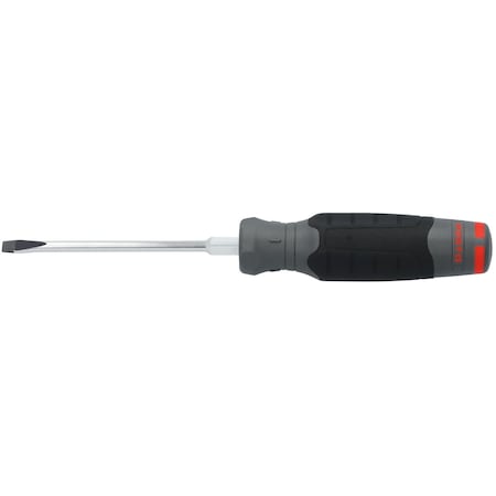 Screwdriver,Slt,3/16in,Gry,Round