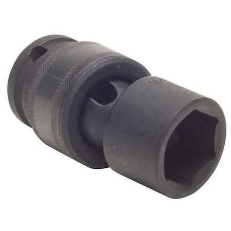 WESTWARD 3/8 in Drive Impact Socket Standard Socket, Black Oxide,15/16 in