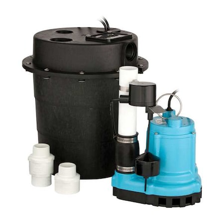 SumpPumpSystem,10ft,0.4hp,115VAC