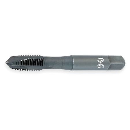 Spiral Point Tap, M12-1.75, Plug, Metric Coarse, 3 Flutes, Oxide