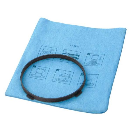 Vacuum Bag,1/8 in H,Cloth