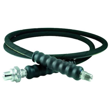 HC9206, 6 ft., Heavy-duty Rubber High Pressure Hydraulic Hose, .25 in. Internal Diameter