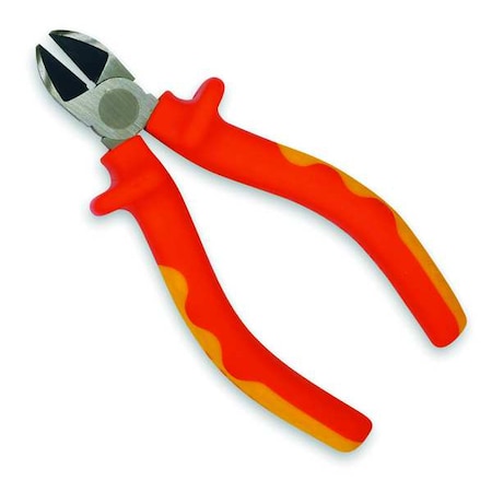 5-1/4" Insulated Diagonal Cutters, Flush Cut