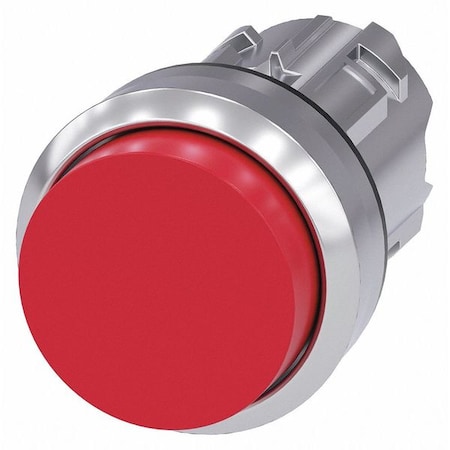 Push Button Operator,Red,Metal Bezel