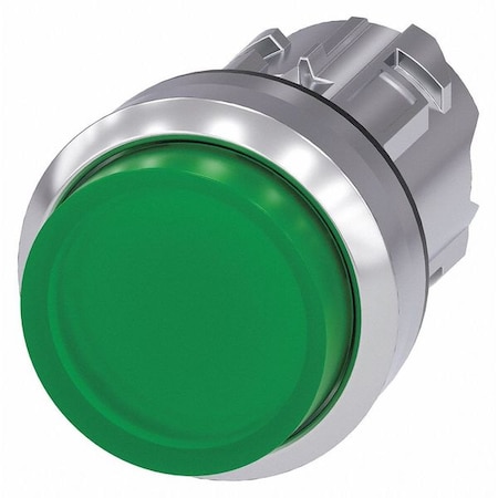 Push Button Operator, Extended, Momentary Action, Not Applicable Release, Illuminated, White