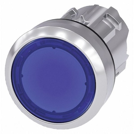 Illuminated Push Button Operator, 22 mm, Blue