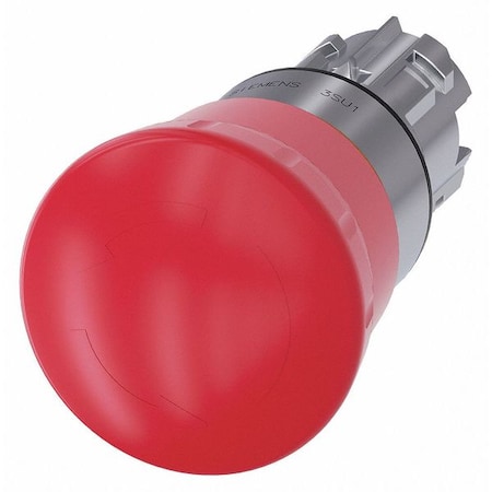 Push Button Operator,Red,Metal Bezel